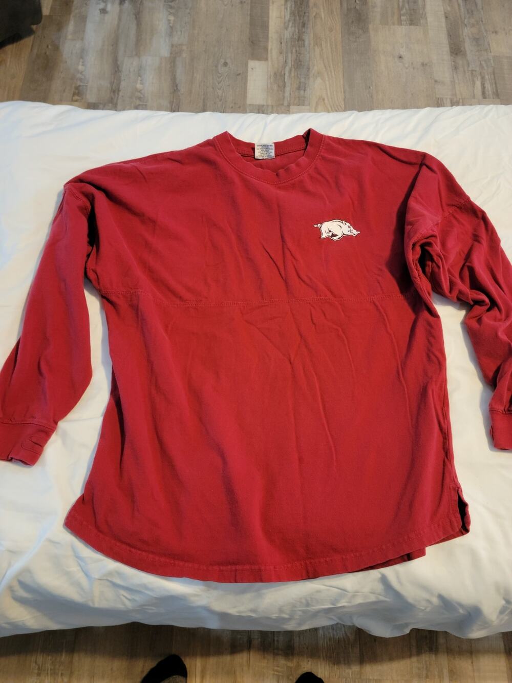 Pressbox small womens long sleeve razorbacks top
